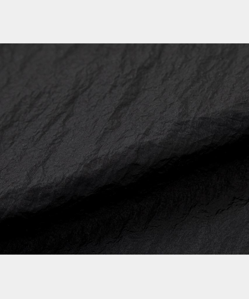 Lettercomo Shell Windpiping Windbreaker Jacket Black