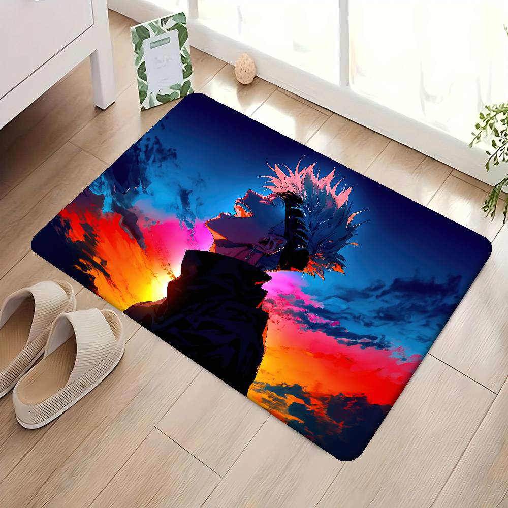 Jujutsu Kaisen Satoru Gojo Hallway Carpet Washable Non-Slip Living Room Sofa Chairs Area Mat Kitchen Doormat Area Rug