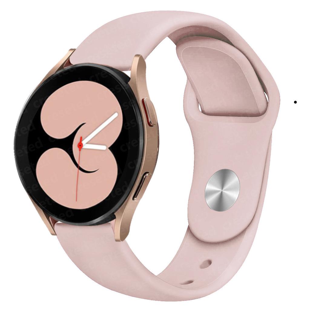 20mm/22mm Watch Straps For Samsung Galaxy watch 7/6/4/classic/5 Pro/Gear S3 Silicone bracelet Huawei watch GT 2/2e/pro/3/4 band