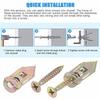 Self Drilling Hammer Driver Screw Hollow Wall Plug Nail-in Metal Wall Screw  Concrete