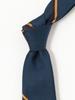 [BEAMS PLUS] Silk Wide Regimental Tie for Men, BLUE FREE 38440015107