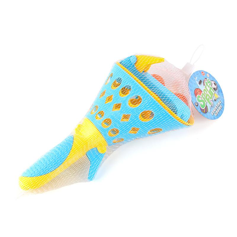 Set Gioco Palla Lancia e Prendi Grande per Bambini Giocattolo Interattivo Lancio e Presa Sport all'Aperto Regalo Gioco in Spiaggia Allenamento della Reazione