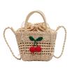 Elegant Summer Handwoven Bag For Women Stylish Rattan Crossbody Beach Tote