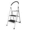 Foldable Ladder Steel Non-Slip 3 Steps 118x48x68 Cm Home | Ergonomic Handle | Maximum Stability