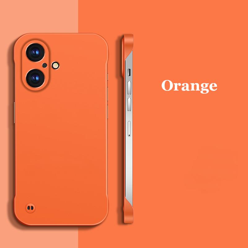 Ultra-thin Frameless Matte Anti-fingerprint PC Case For Apple iPhone 16 Pro Max Plus Shockproof Back Cover Shell