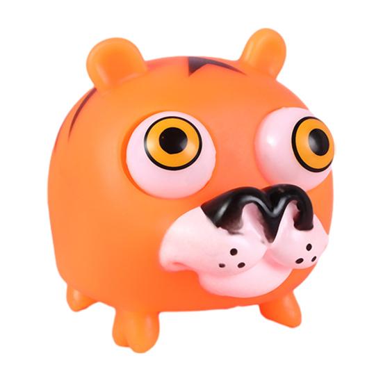 Popping Eyes Animal Squeeze Toy, Stress Relief Cartoon Animal Sensory Toy, Focus Aid Hand Relaxation Fidget Toy, Party Favors