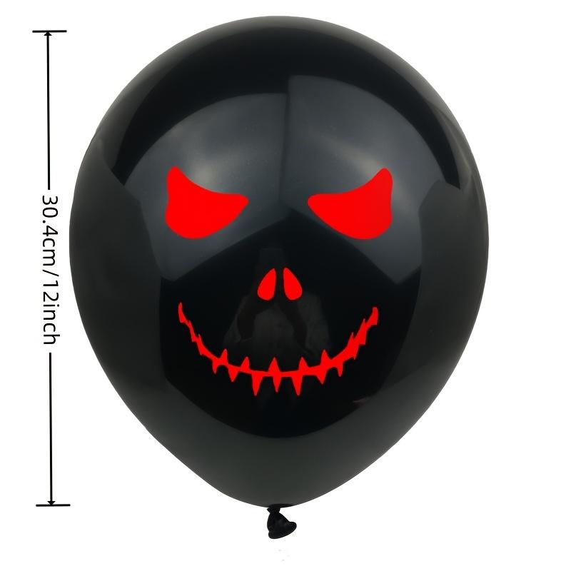10/30/50pcs Halloween Balloons Decoration Bat Print Latex Balloon Black Red Decorative for Halloween Party Home Decor
