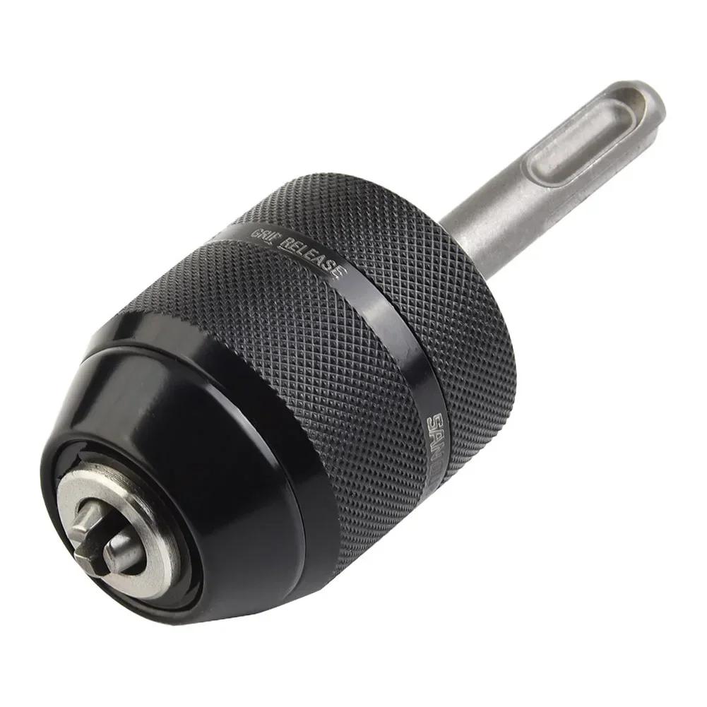 Drill Chuck &SDS Plus Adapter 3/8-24UNF 0.8mm-10mm Keyless Metal Drill Chuck With Quick Change Adapter Hand Tools