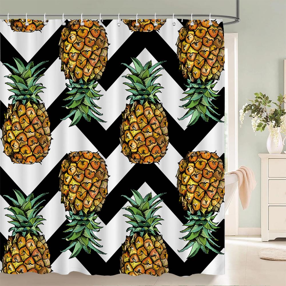 Beautiful Flowers Shower Curtains with hooks Waterproof Bath Curtains for Bathroom Home Decoration Floral Bathroom Curtain