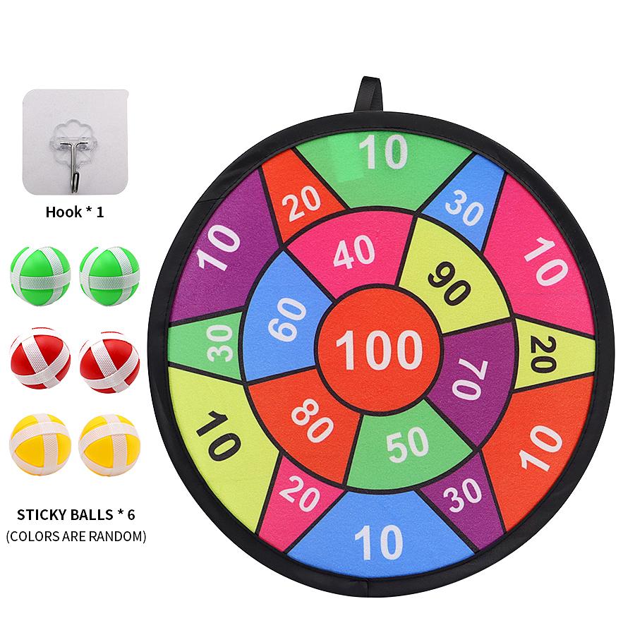 

Colorful sticky ball dart board holiday party toys, indoor and outdoor interactive sports and fitness games, children s favorite разноцветный