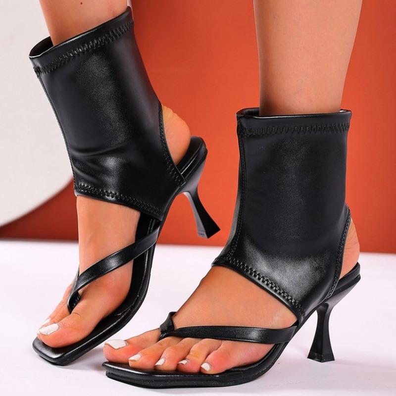 Fashion Ladies Sandals Booties Women Pumps Flip Flops High Heels Modern Summer Slides Fashion Party Boots Peep Toe Female Shoes