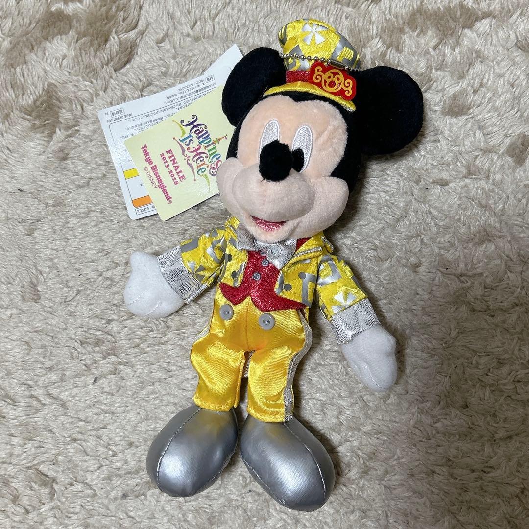 Mickey Mouse plush badge Disneyland 30th Anniversary Happiness is Here
