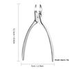Nail Clippers Ingrown Toenail Sharp Mouth Oblique Pedicure Nippers Cuticle Manicure Hand Foot Care Tools Professional Cuticle