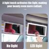 Auto-Innenspiegel, Sonnenblendenplatte, LED-HD-Schminkspiegel für Mädchen und Frauen, wiederaufladbares Fülllicht, universeller dünner Kosmetikspiegel