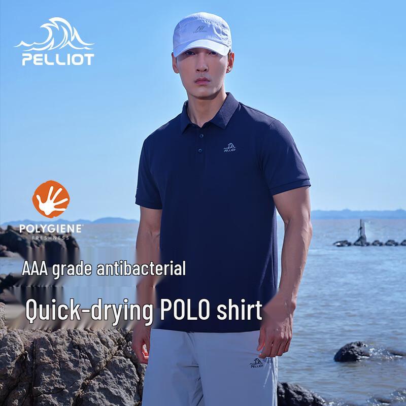 Pelliot Unisex Outdoor Quick-Dry Polo Shirt
