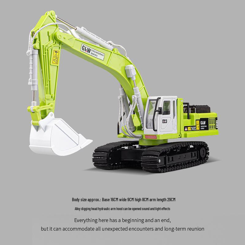 Steel Power Alloy Wheel Loader Toy - Bulldozer & Engineering Vehicle for Kids