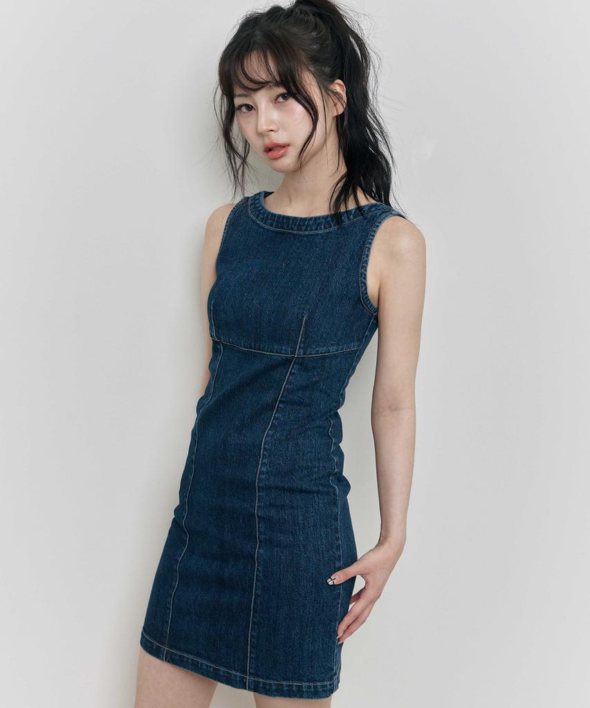 Neo Shift Denim Dress