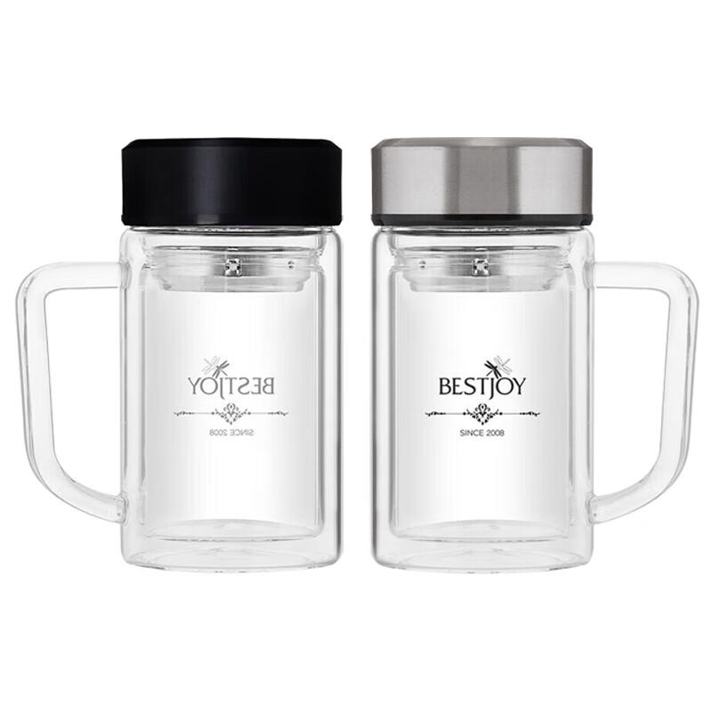 Fuguan Double-Wall Borosilicate Glass Mug Set