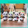 Cute And Cuddly Panda Keychain Plush Toy Soft Pp Cotton Bag Pendant For Kids