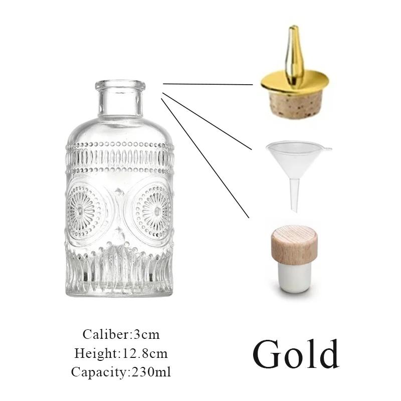 Cocktail Bitters Bottles With Cap Vintage Glass With Stainless Steel Caps Kitchen Seasoning Tools Bar Bartender Accessories