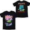 Nowa Autentyczna Koszulka Megadeth Dwustronna Contaminated Czarna Koszulka Heavy Metalowa Unisex