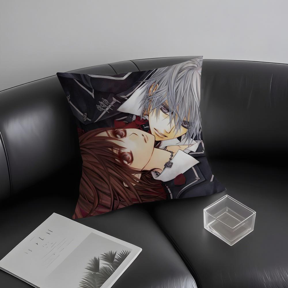 V-Vampire K-Knight Korean Comics Cushion Cover Pillowcase Ultra Soft Skin Friendly Fabric Cloud Like Comfort & Concealed Zipper
