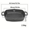 Lilang Thickened Cast Iron Square Grill Pan