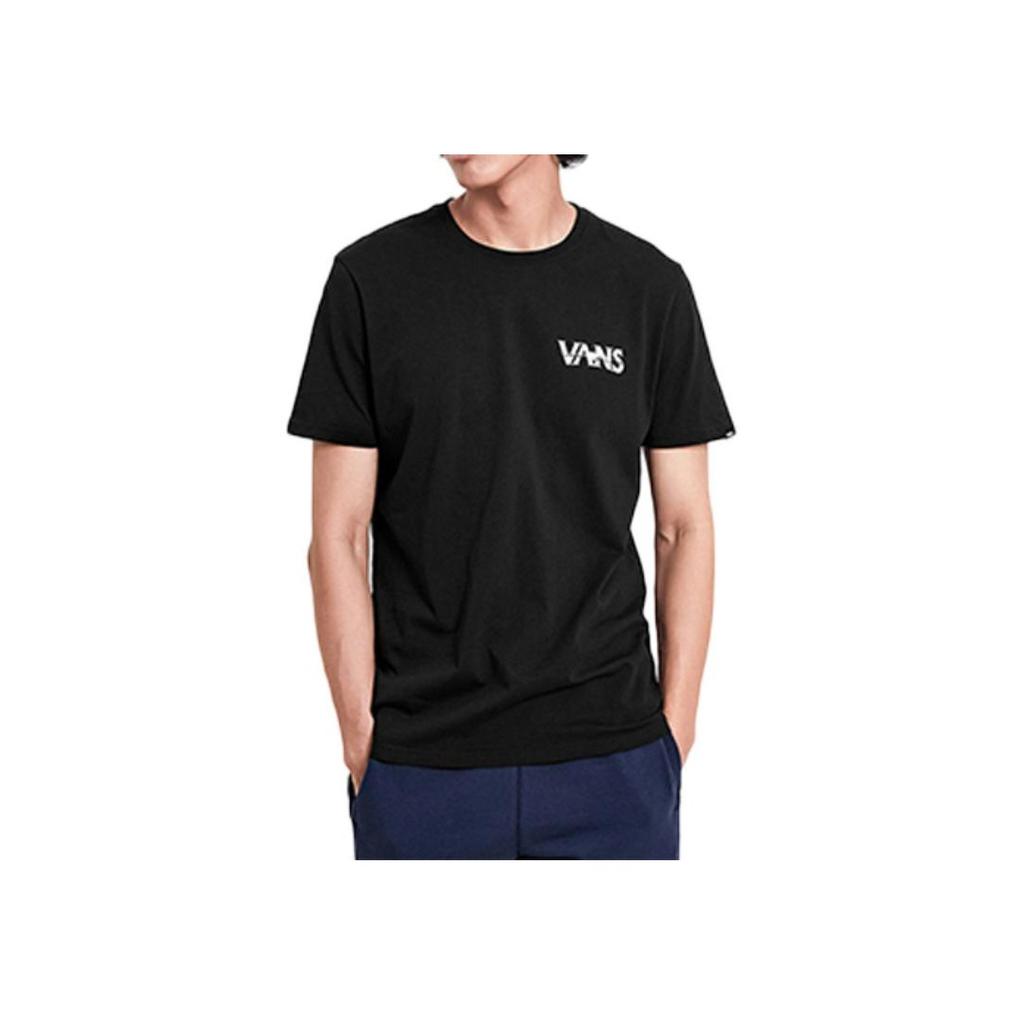 Vans Bright Skull Print Short Sleeve T-Shirt Men Tops Black VN0A4MLVBLK