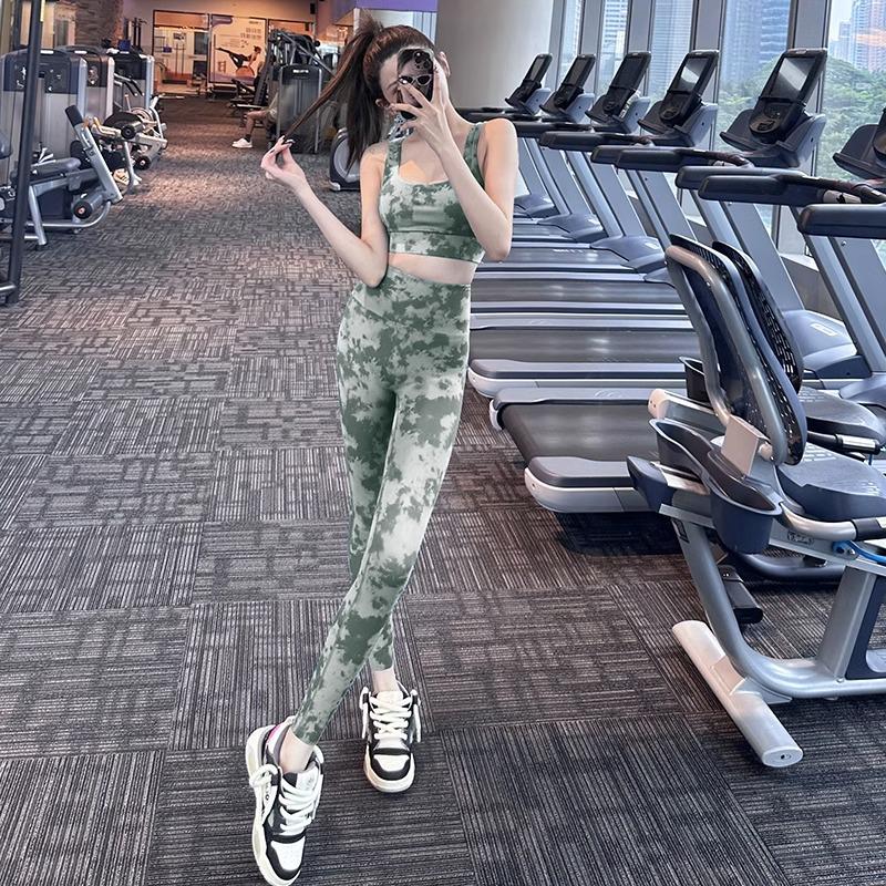 Women's High Waist Tie-Dye Yoga Leggings – Quick-Drying, Hip-Lifting Fitness Pants for Pilates and Training