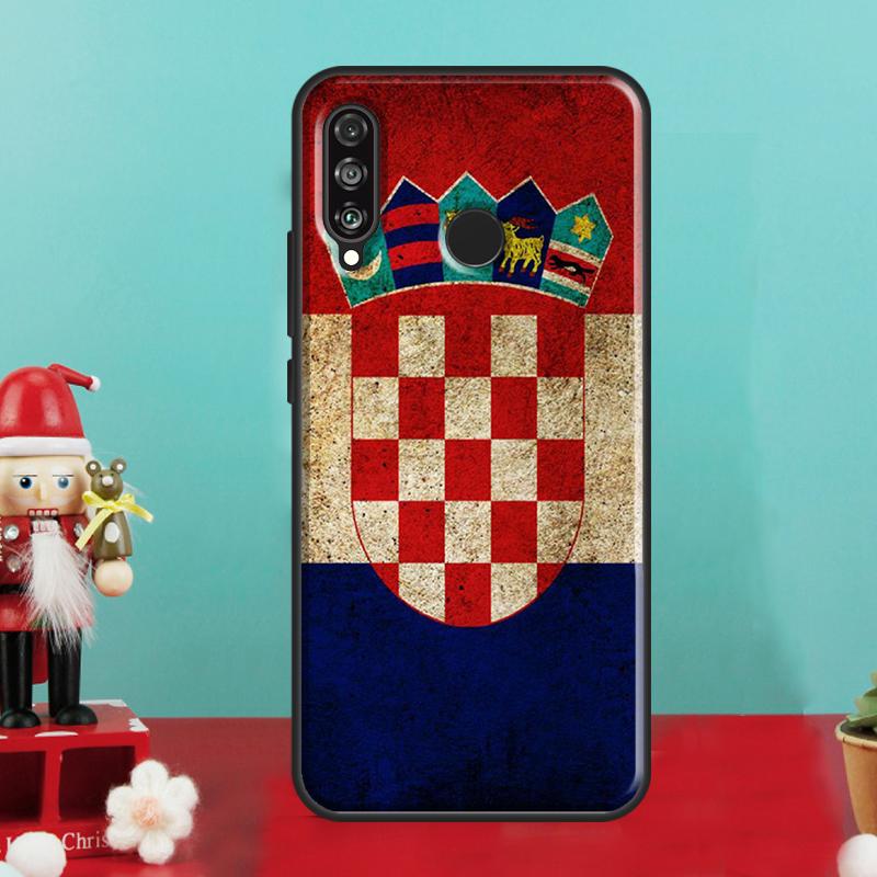 Croatia Flag For Huawei Nova 12i 12s 11i 5T Y90 Y70 Y60 Y61 Y91 Y72 9 10 SE P60 Pro P20 P30 P40 Lite Case