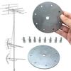 GP Antenna Ground Grid Disk Rust Proof Antenna Ground Dish Antenna Signal Generators for Optimize Antenna Signal Stability