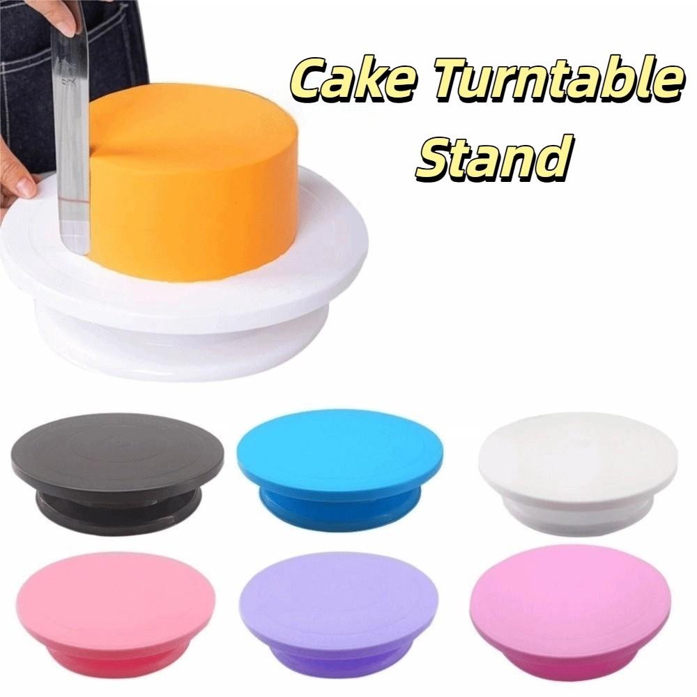 Table Tournante Rotative Forme Ronde Base Stable Outils de Pâtisserie Nouveau Moule à Gâteau DIY Pâtisserie Maison