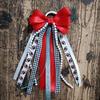 2 Pcs 2Pcs Ribbon Bow on Design Satin for Women