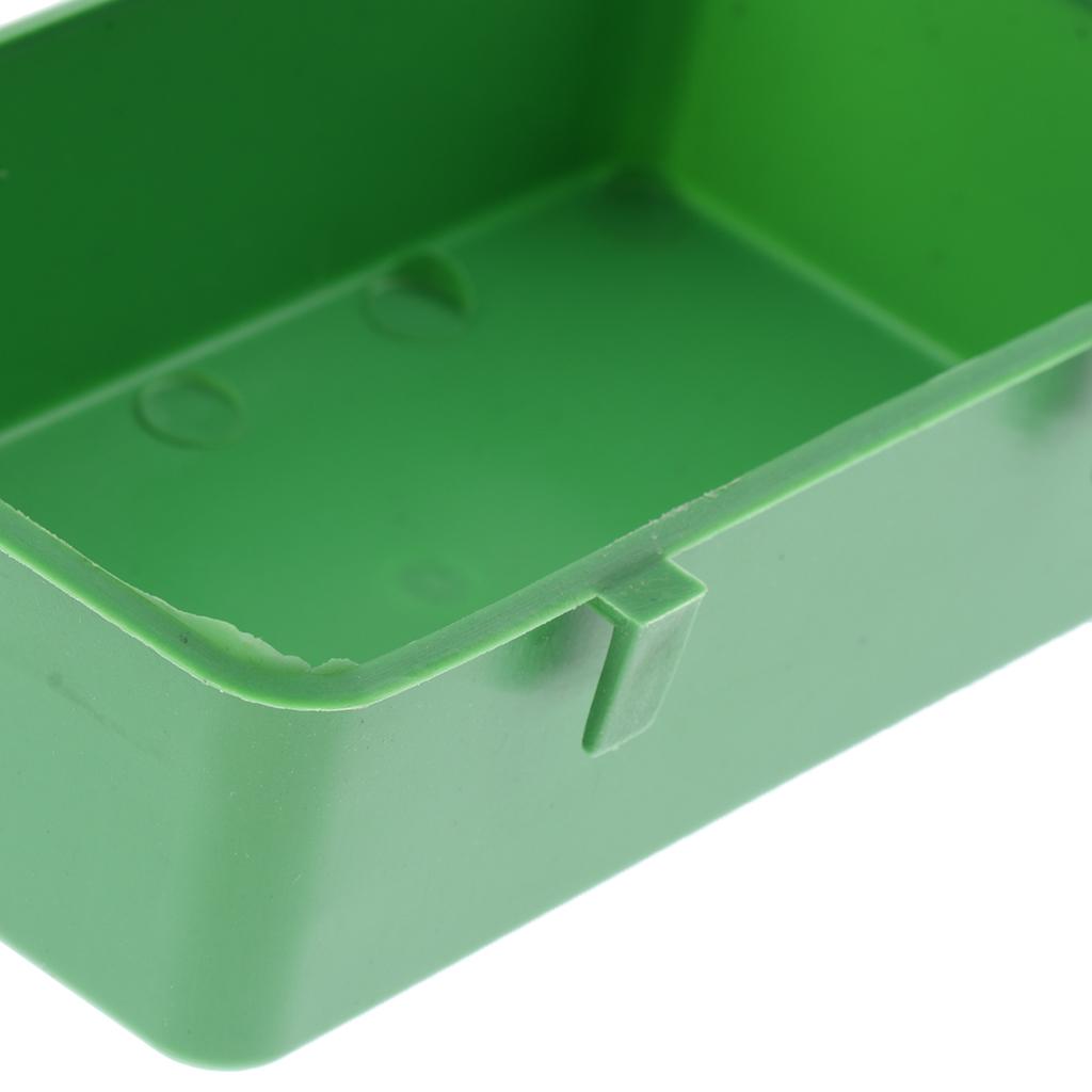 Automatic Bird Feeder Water Bowl No Mess Plastic Dish for Cockatiels and Parrots Cage Supplies