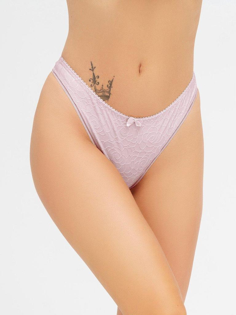 ISSA Plus Thong with Floral Texture