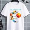 Solar System Planet Graphic Tee Summer Colorful Streetwear Casual Humor Unisex Unisex Short Sleeve Tops