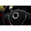 18-22 Silver Aluminum For BMW 5 Series Ring Cover Panel Trim Steering Wheel Horn
