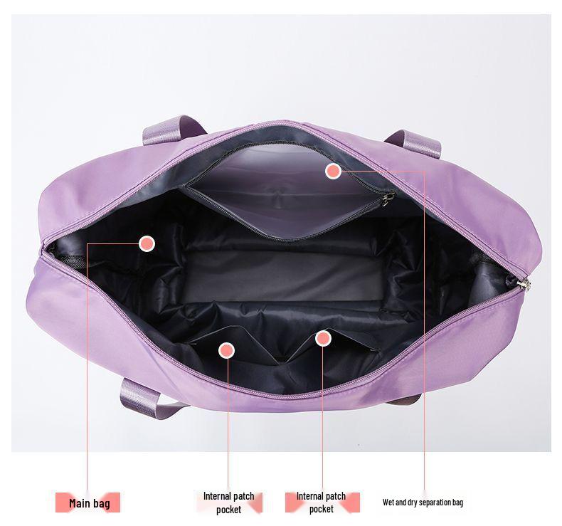 Large-Capacity Wheeled Waterproof Travel Bag for Short Trips