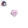 F136 Titanium Zirconia Stud Earrings: Multi-color Diamond Inlaid, Fashionable Piercing Accessories for Trendy Men & Women