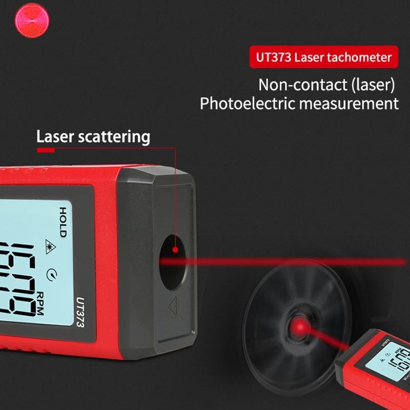 Foto Takometre Temassız RPM Takometre El Tipi LCD Dijital Lazerli Hız Ölçer Mini Hız Ölçüm Göstergesi Motor Test Cihazı