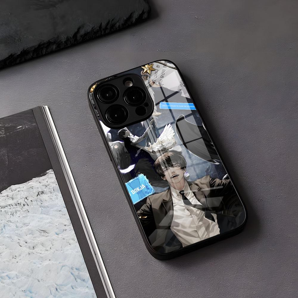 Omniscient R-Reader V-Viewpoint Orv Phone Case For IPhone 17 Air 16 E Pro Max 15 14 13 Mini 12 Pro 11 Max Plus Black Glass Cover
