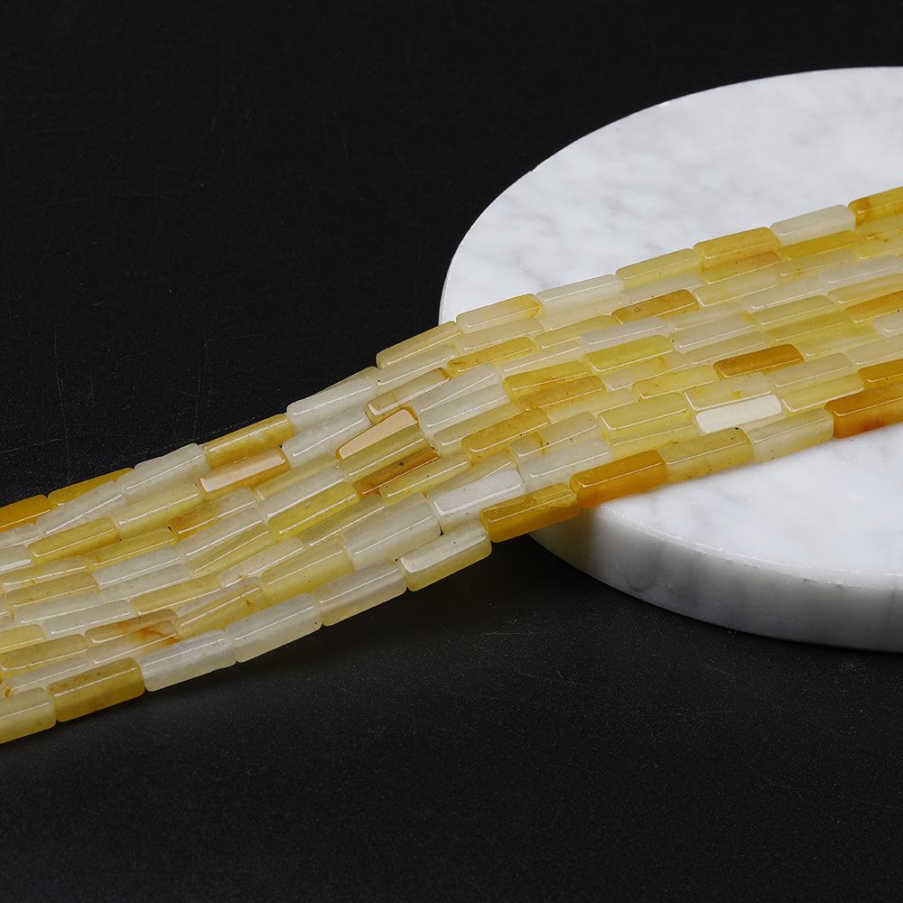 

Прямоугольные трубчатые бусины из натурального полудрагоценного камня для самостоятельного изготовления украшений, кубические бусины-аксессуары 4x13 мм. 4*13mm