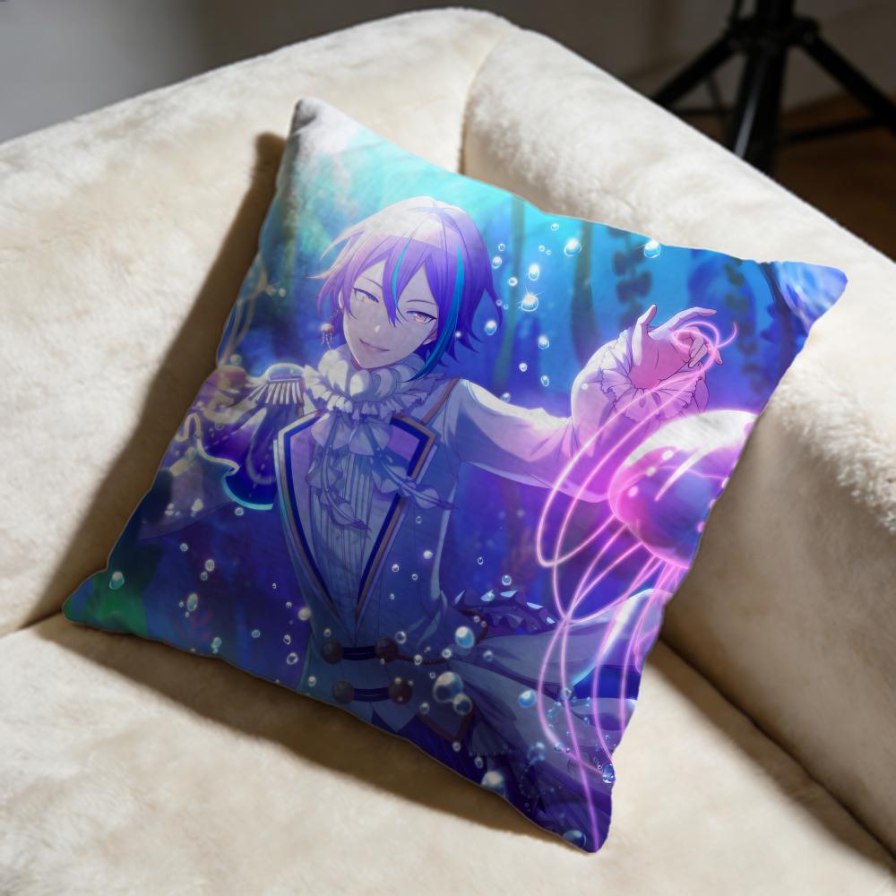 Trendy KKamishiro Ruiing Cushion Cover Soft Decorative Pillow Case Suitable for Bedroom Sofa Car Travel Use