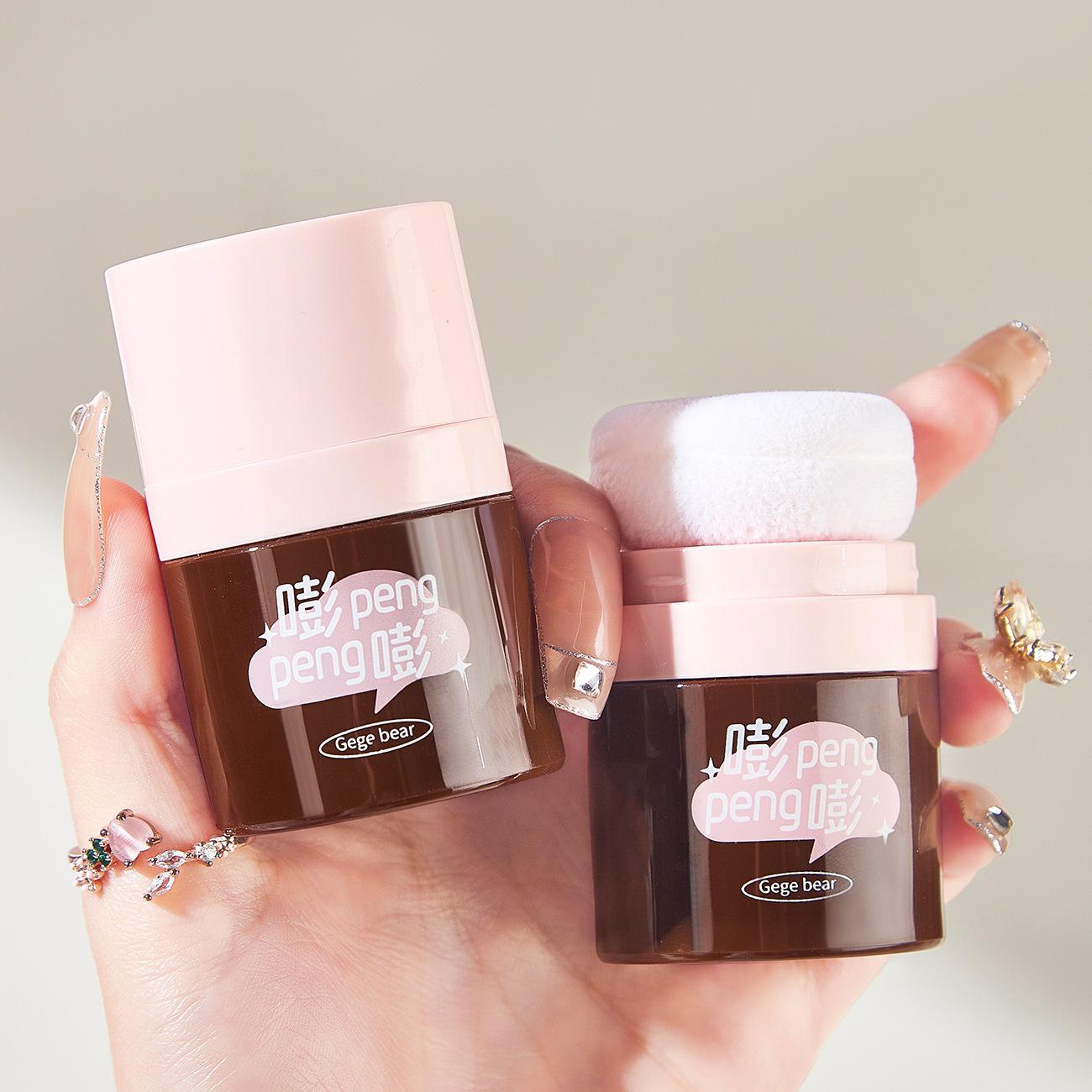Fluffy Hair Powder: Gege Little Bear Oil Control, Rinse-Free, Natural, Refreshing, High Skull Volume.