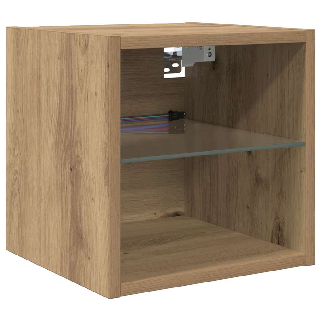 TV Wall Units 8 pcs Artisan Oak Wood Based Material