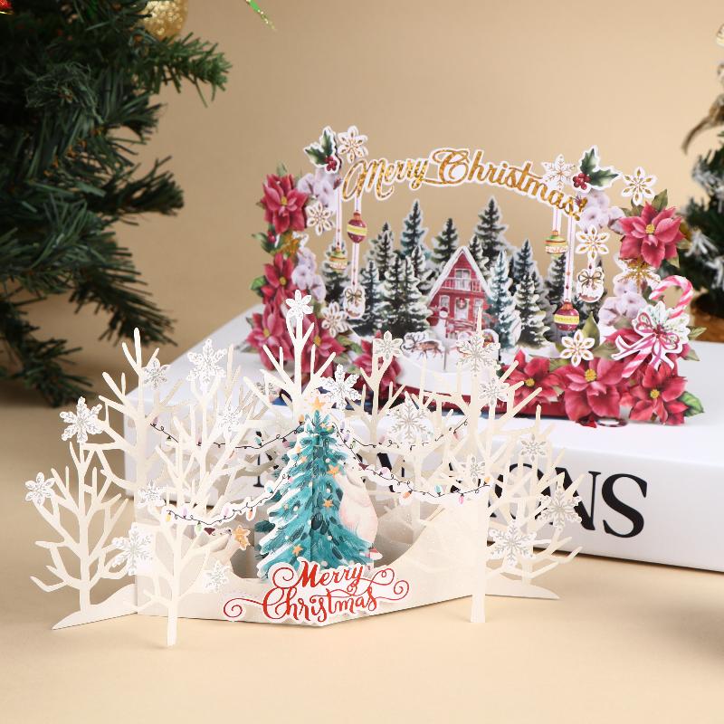 Christmas 3D Santa Claus Decorative Card | Perfect For Festive Occasions | Great Gift For Parents, Siblings, Teachers Classmates