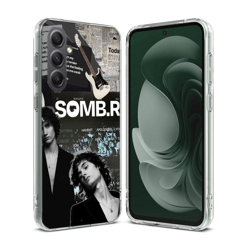 Singer S-Sombr Phone Case for Samsung A16 A26 A36 A56 A17 A37 A57 A07 A06 A02S A03 A04S A05S Galaxy Note 20 10 A50S A71 A51 A31