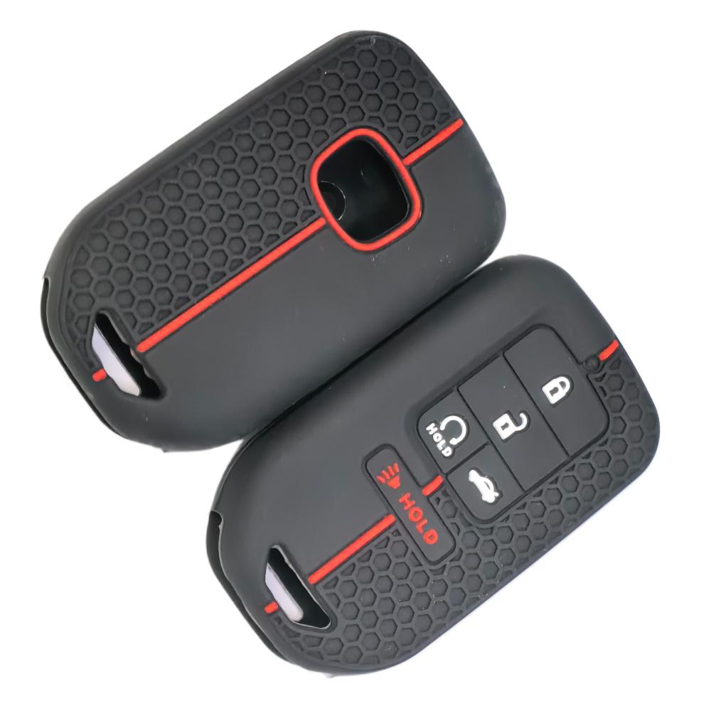 5 Buttons High Quality Silicone Car Keyless Smart Key Fob Case Cover For Honda Civic Accord Pilot Crv