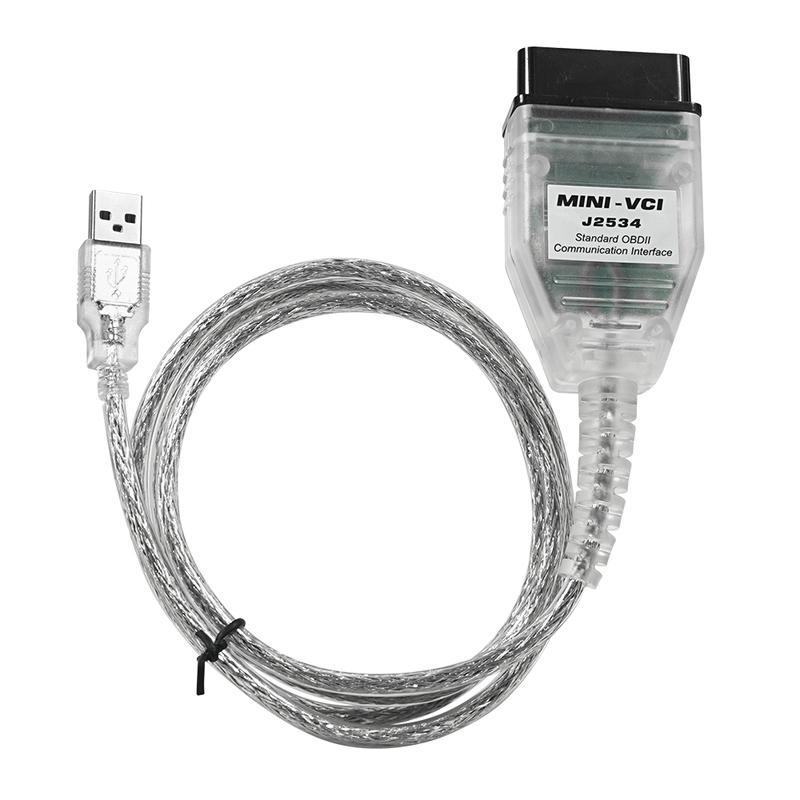 MINI VCI For Toyota TIS Techstream V18.00.008 minivci FTDI For J2534 Auto Scanner OBD OBD2 Car Diagnostics cable MINI-VCI Cable