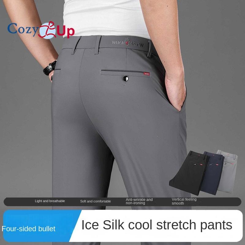 Уютные высокоэластичные повседневные брюки с вышивкой — фото 3